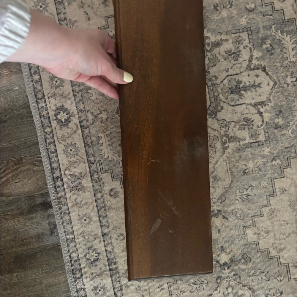Elegant Brown Wall Shelf - Picture 3 of 3